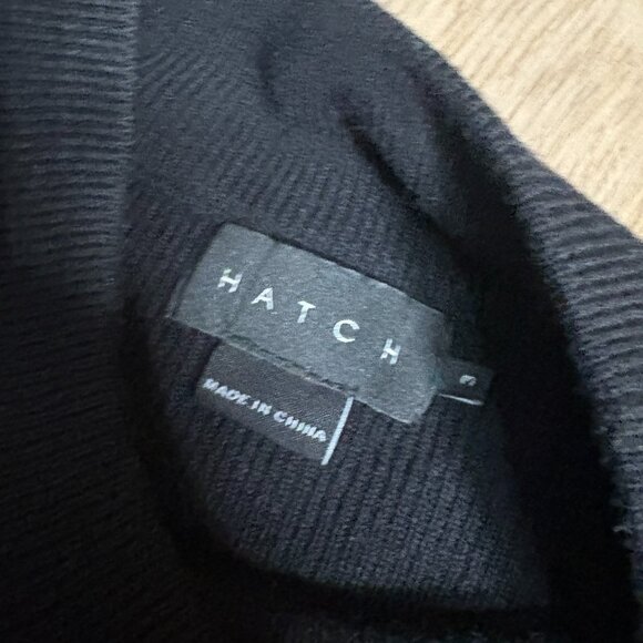 Hatch Maternity merino wool sweater dress in black size 3 L large Belen - Picture 4 of 10